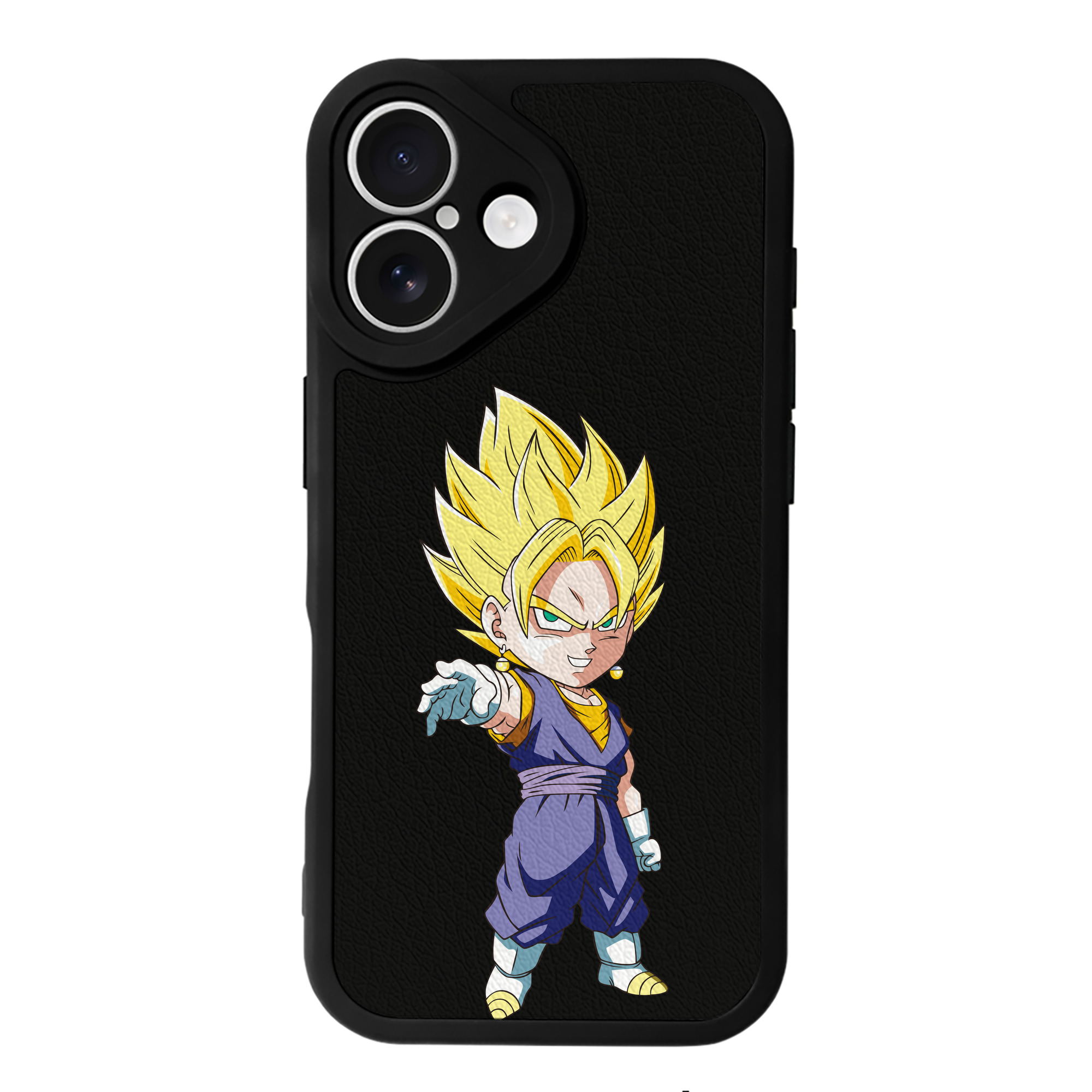 （画像用） ドラゴンボール ベジット DRAGON BALL Vegetto 【iPhone 16シリーズ対応】シリコンスマホケース（レザー調） 材質：シリコン